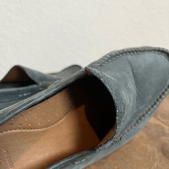 Frye Boots Ash Gray Lewis Venetian Slip-On Loafer Driving Shoes Men's Size 8 - Picture 4 of 9